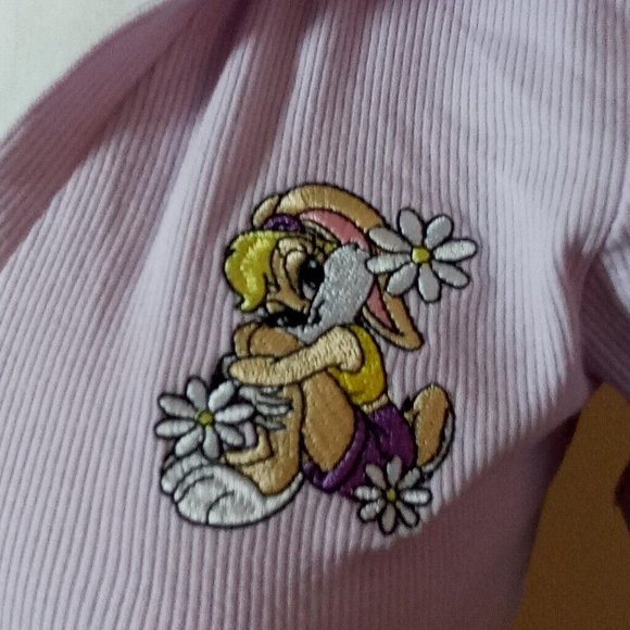 Looney Tunes Womens' Characters Miss Bugs Bunny Violet Dress Size S short sleeve - Picture 3 of 11